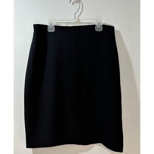 Uniform John Paul Richard women’s black pencil skirt, size 12.  #24-0643